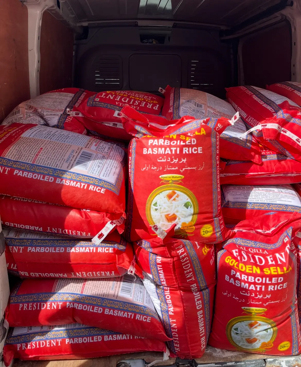 sac de basmati riz president