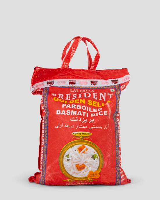 President Golden Sella Parboiled BASMATI Rice 5KG