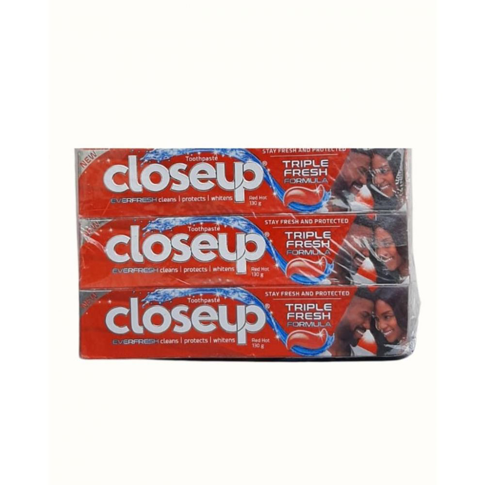 Closeup - tooth paste