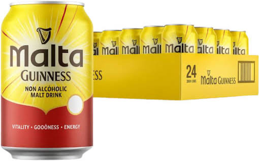 Malta Guinness Can (33cl x 24)
