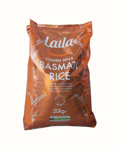 Laila Golden Sella Basmati Rice (20KG)